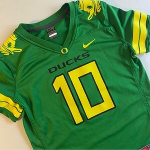 Nike Oregon Ducks #10 Jersey WOMENS S Apple Green College Football NCAA